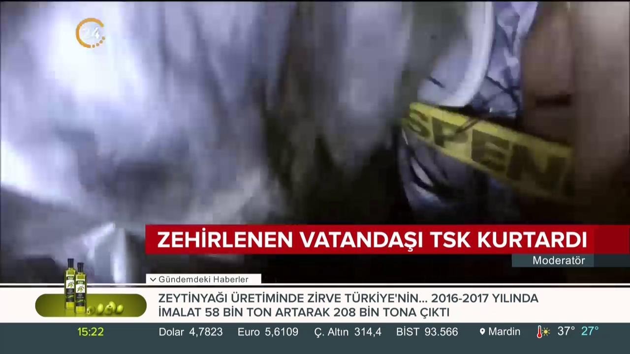 Zehirlenen vatandaşı Mehmetçik kurtardı