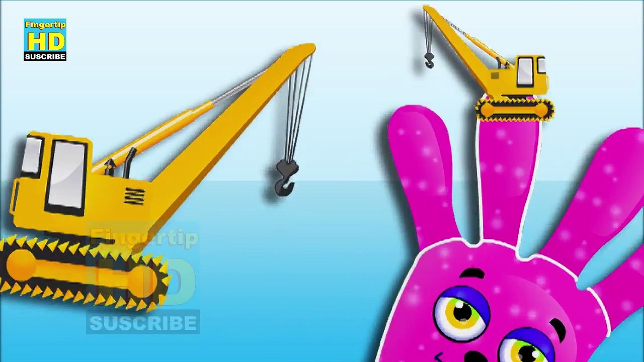 Finger Family Rhymes for Children Fire Truck Cartoons | Finger Family Nursery Rhymes for Children