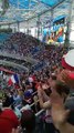 Suasana jelang perempat final Piala Dunia 2018 antara Prancis dan Uruguay di Stadion Nizhny Novgorod, Jumat (6/7/2018).