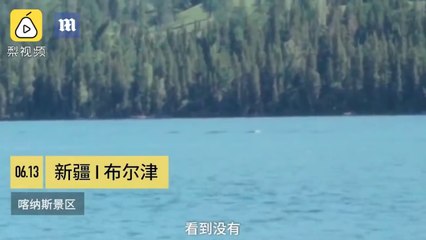 Une mystérieuse créature filmée dans un lac