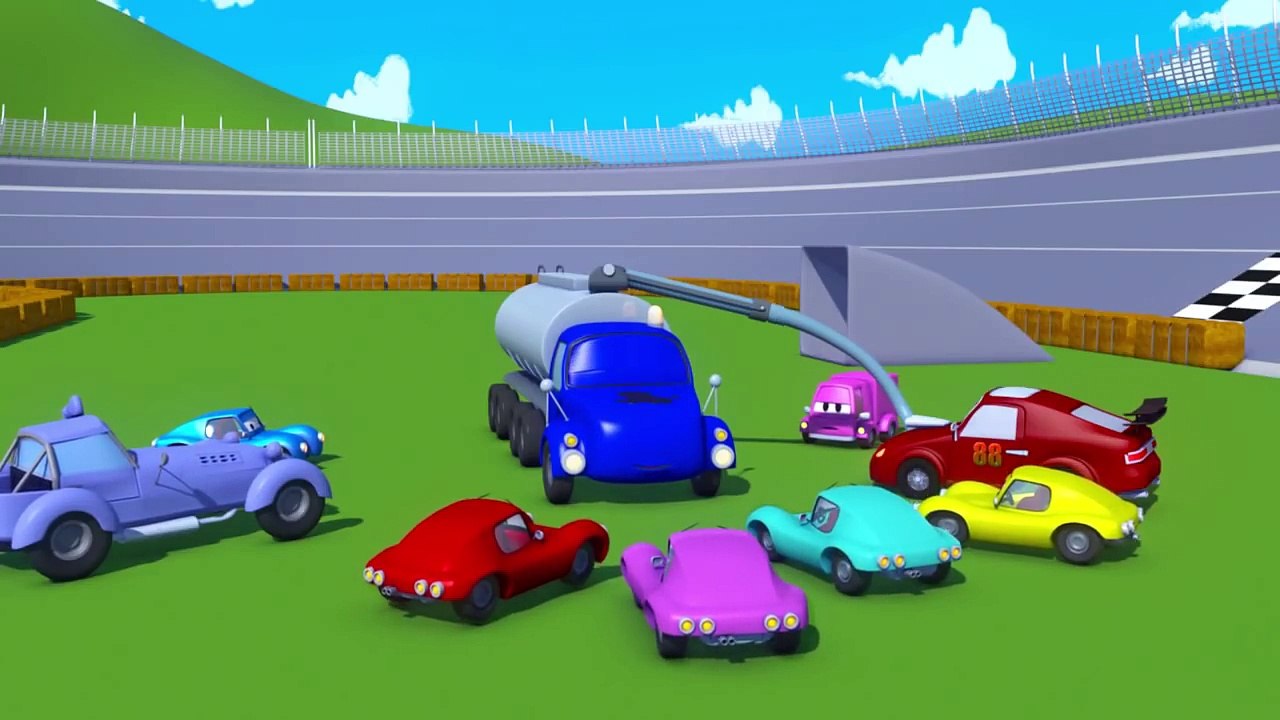 Carl the Super Truck and the Monster Truck Hulk in Car City | Cars &Trucks Cartoons fo Kids