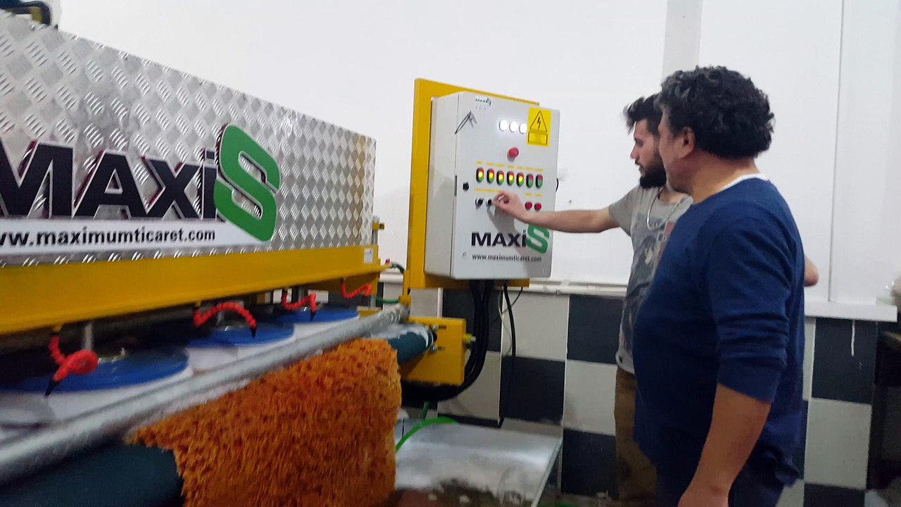 otomatik halı yıkama makinası,halı sıkma makinası maxis