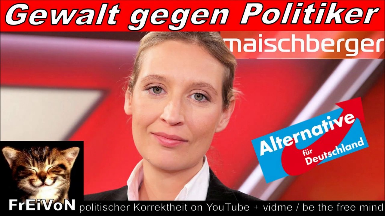 WEIDEL (AfD) bei maischberger * Gewalt gegen Politiker * MAAS-lose Gesetze * Messerattacke von Altena * Pfeiffer