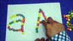 ABC Candy Party! Learn The Alphabet with Candy! Surprise Eggs Filled with Smarties Skittles Candy