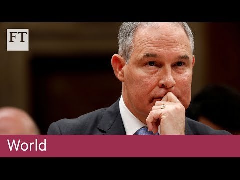 Pruitt resigns as head of the US Environmental Protection Agency