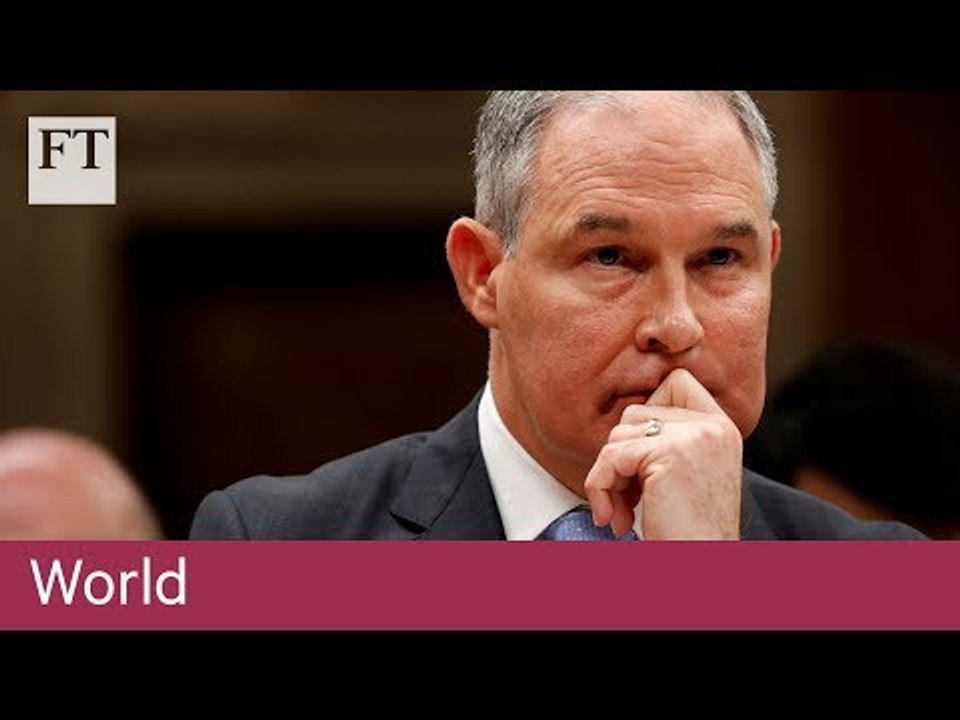 Pruitt resigns as head of the US Environmental Protection Agency