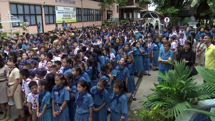 Niños tailandeses con “buena salud mental”