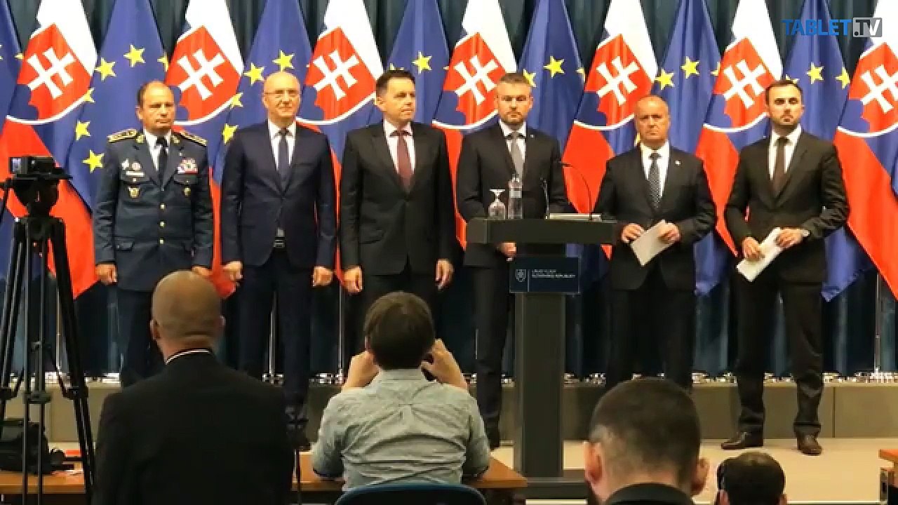 ZÁZNAM: Tlačová konferencia P. Pellegriniho o nákupe stíhačiek F-16