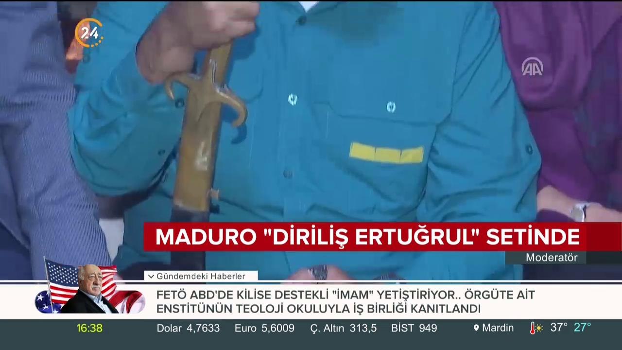 Maduro "Diriliş Ertuğrul" setinde
