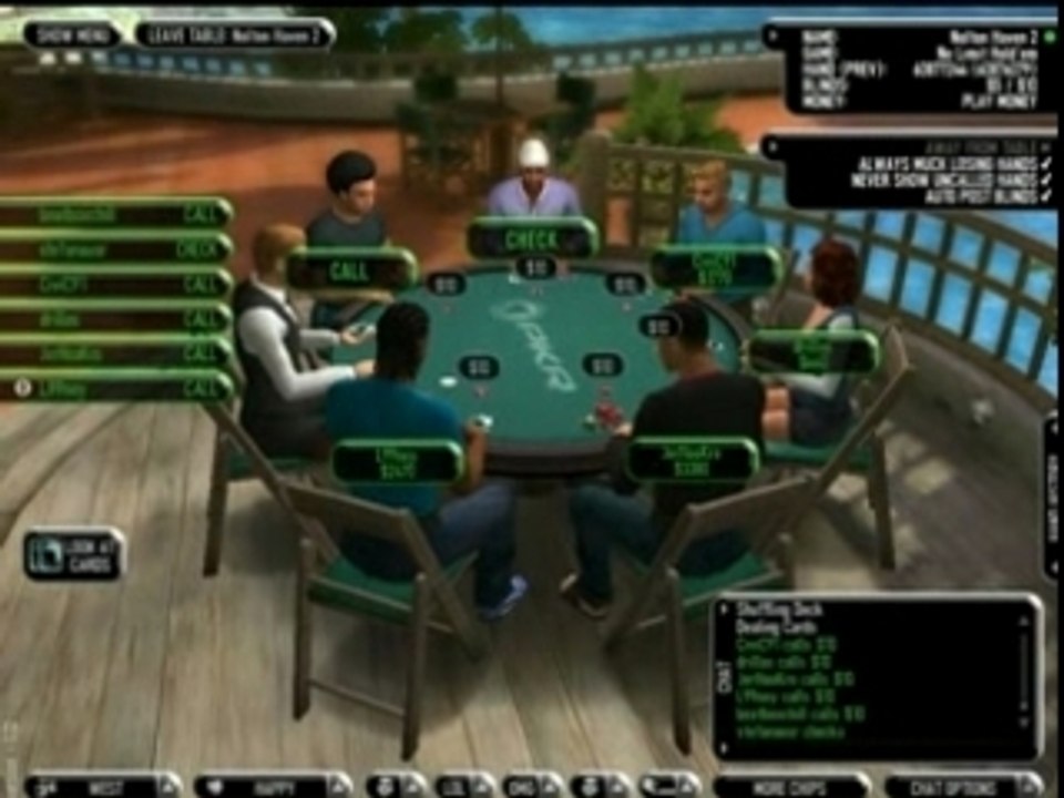 PKR.com Poker Hold'em 3D stuff