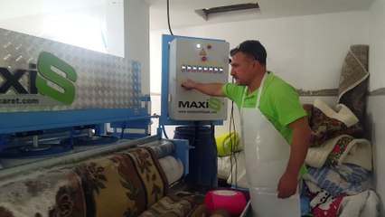 tam otomatik halı yıkama makinası,halı sıkma makinası maxis