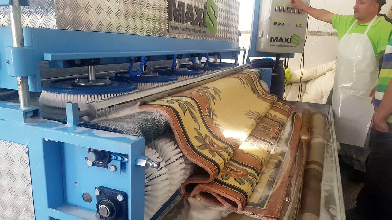 otomatik halı yıkama makinası,halı sıkma makinası maxis