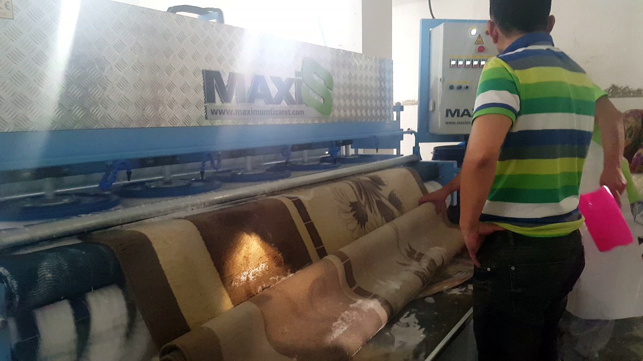 otomatik halı yıkama makinası,halı sıkma makinası maxis