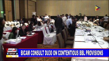 Bicam consult #PresidentDuterte on contentious BBL provisions