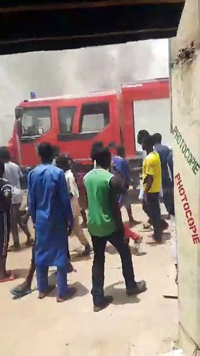 Vidéo + : le marché Ocas de Touba touché par un incendie