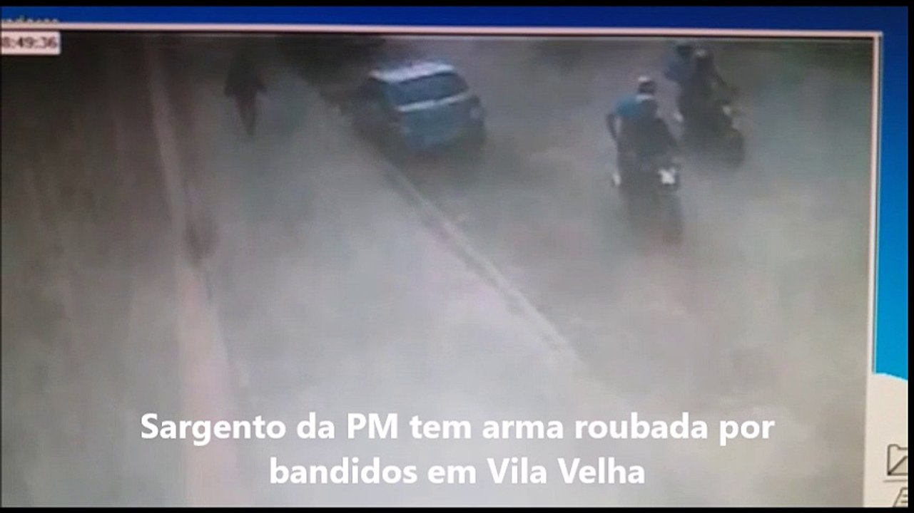 Sargento da PM tem arma roubada por bandidos em Vila Velha