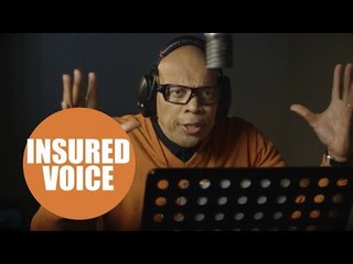 Voice-over king, Redd Pepper, has insured his vocal cords for £10million