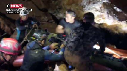 Thaïlande : vidéo du sauvetage dans la grotte