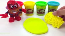 Play Doh Marvel Avengers with Iron Man Hulk Captain America Molds and Surprise Toys Mr Potato Head