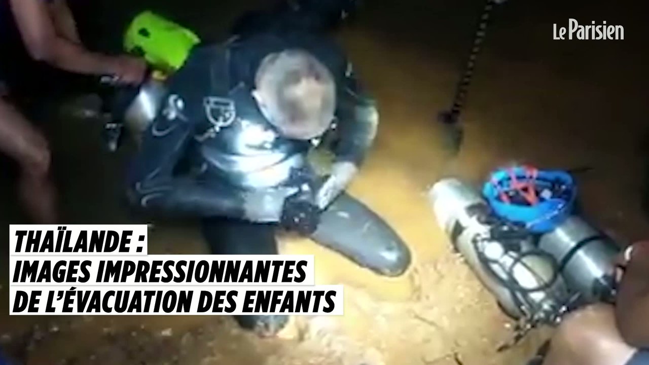 Thaïlande : images impressionnantes de l’évacuation des enfants