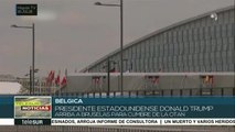 Bélgica: Trump llega a Bruselas para cumbre de la OTAN