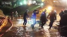 Thailand cave rescue_ new footage of dramatic mission