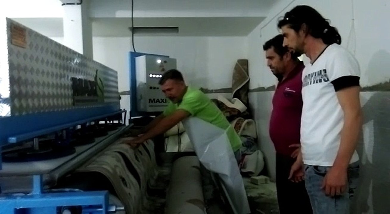 tam otomatik halı yıkama makinası,halı sıkma makinası maxis