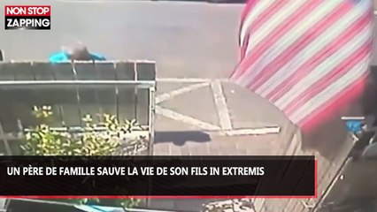 Un père de famille sauve la vie de son fils in extremis (vidéo)