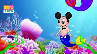The Finger Family Rhymes Collection - Mickey Mouse Marmaid Finger Family songs