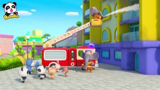Baby Pandas Fire Evacuation | Super Firefighter Rescue Team | Kids Safety Tips | BabyBus