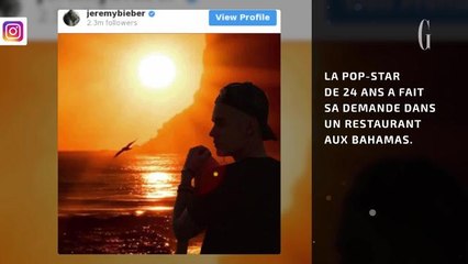 Justin Bieber s’est fiancé au mannequin Hailey Baldwin