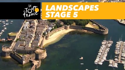 Paysages du jour / Landscapes of the day - Étape 5 / Stage 5 - Tour de France 2018