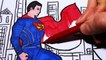 BATMAN vs SUPERMAN Superheroes Coloring Pages | Drawing and Coloring DC Superheroes | Justice League