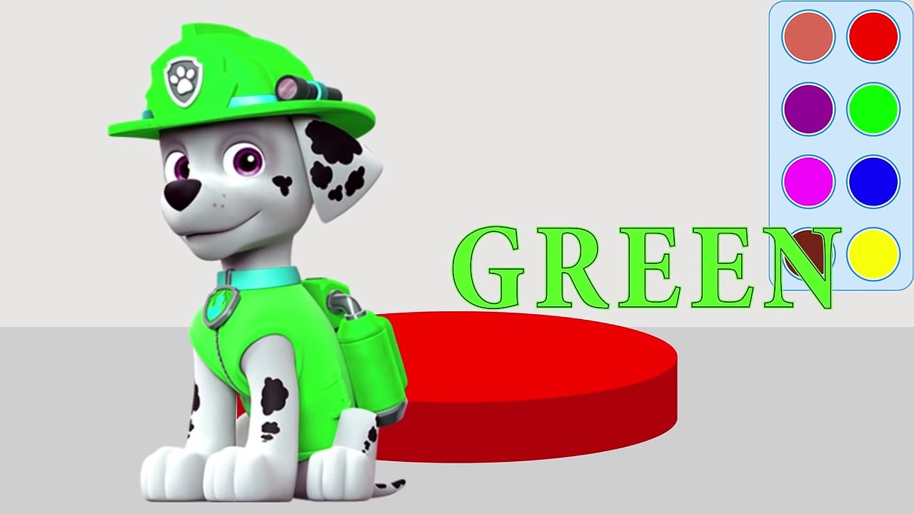 Best Learning Colors for Children Video Paw Patrol Marshall Cases Coloring Toys