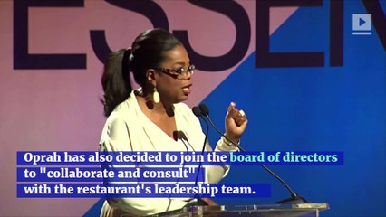 Oprah Adds To Her Growing Food Empire