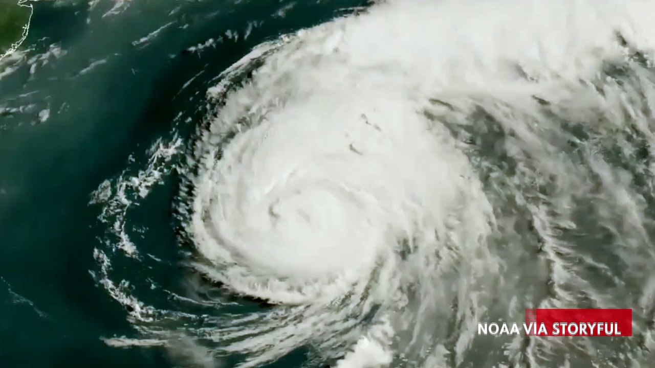 Hurricane Chris Heads Northeast Over Atlantic Ocean