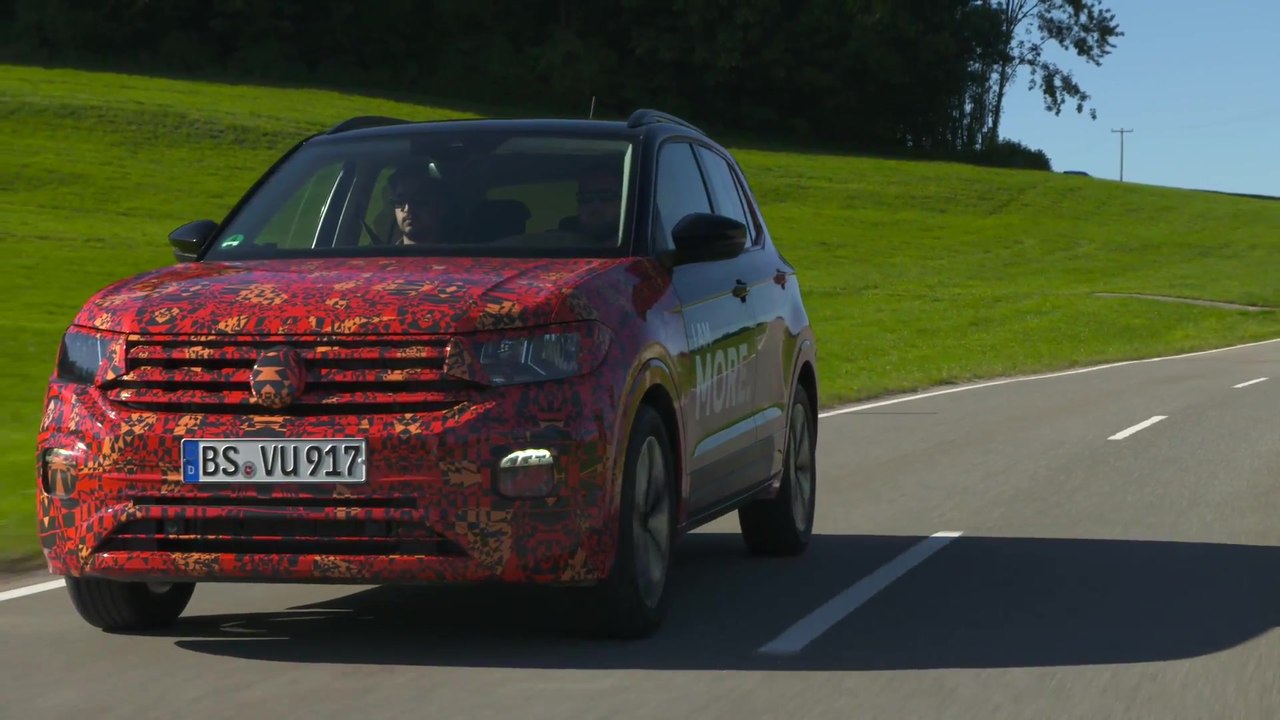 The all new Volkswagen T-Cross - Covered Drive in Black Uni