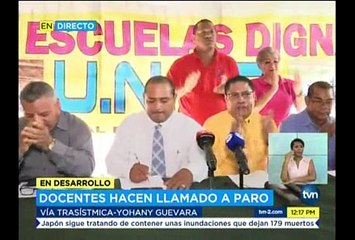 TVN, Segundo día de manifestación en la Vía Transístmica