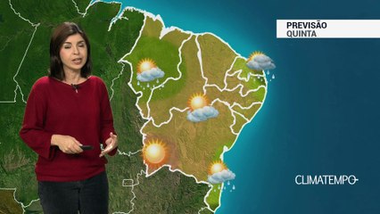Previsão Nordeste – Chuva frequente no RN e PB
