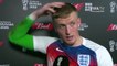 INTERVIEW | Jordan Pickford was once again in heroic form as England football team progressed to the semi-final with a 2-0 victory over Svensk fotboll. The goal