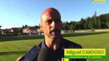FC Nantes - CS Chênois : la réaction de Miguel Cardoso