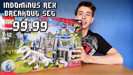 INDOMINUS REX!! - Indominus Rex Breakout Jurassic World Lego Set - Review/Build