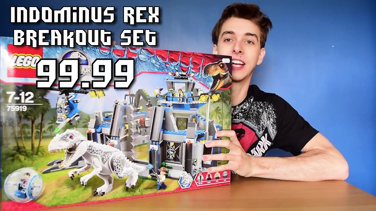 INDOMINUS REX!! - Indominus Rex Breakout Jurassic World Lego Set - Review/Build