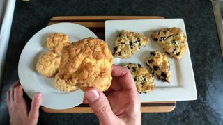 Lemon Blueberry Scones - You Suck at Cooking (episode 78)
