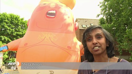 Un "bebé Trump" gigante sobrevolará Londres durante su visita