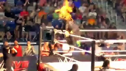 IIconics (Billie Kay and Peyton Royce) vs Becky Lynch and Nikki Cross - WWE Augusta July 9th 2018