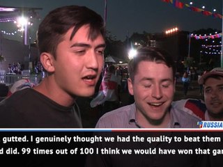 England fans philosophical after Croatia semi-final defeat