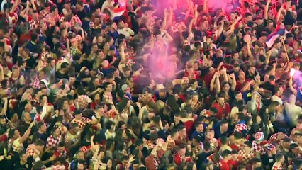 Croatas celebran pase a la final y esperan revancha ante Francia