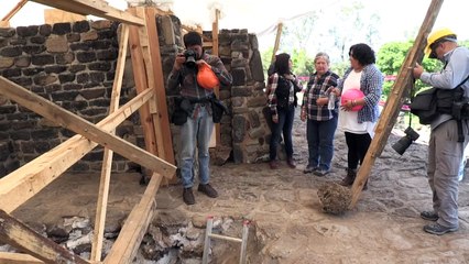Após terremoto, templo é descoberto