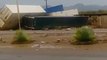 Freight Train Derailed in Arizona During Heavy Monsoon Rains